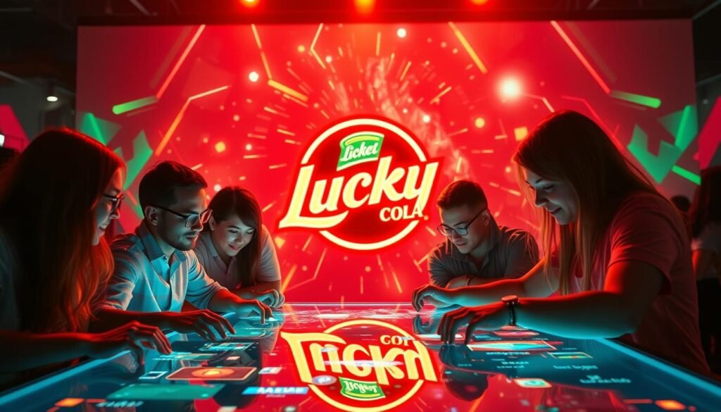 Lucky Cola interactive campaign