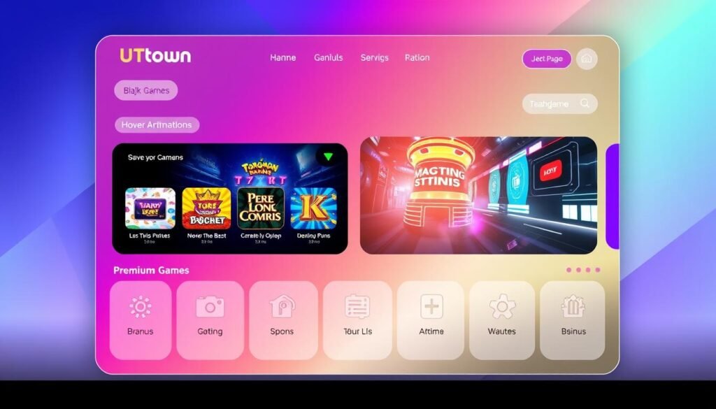 atg電子遊戲界面設計
