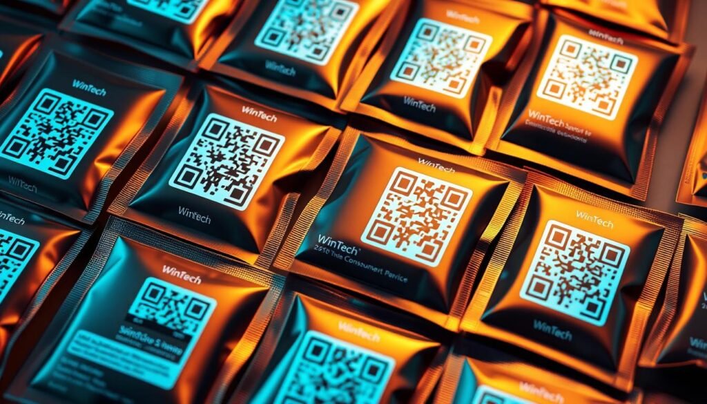 Interactive Sachets with QR Codes
