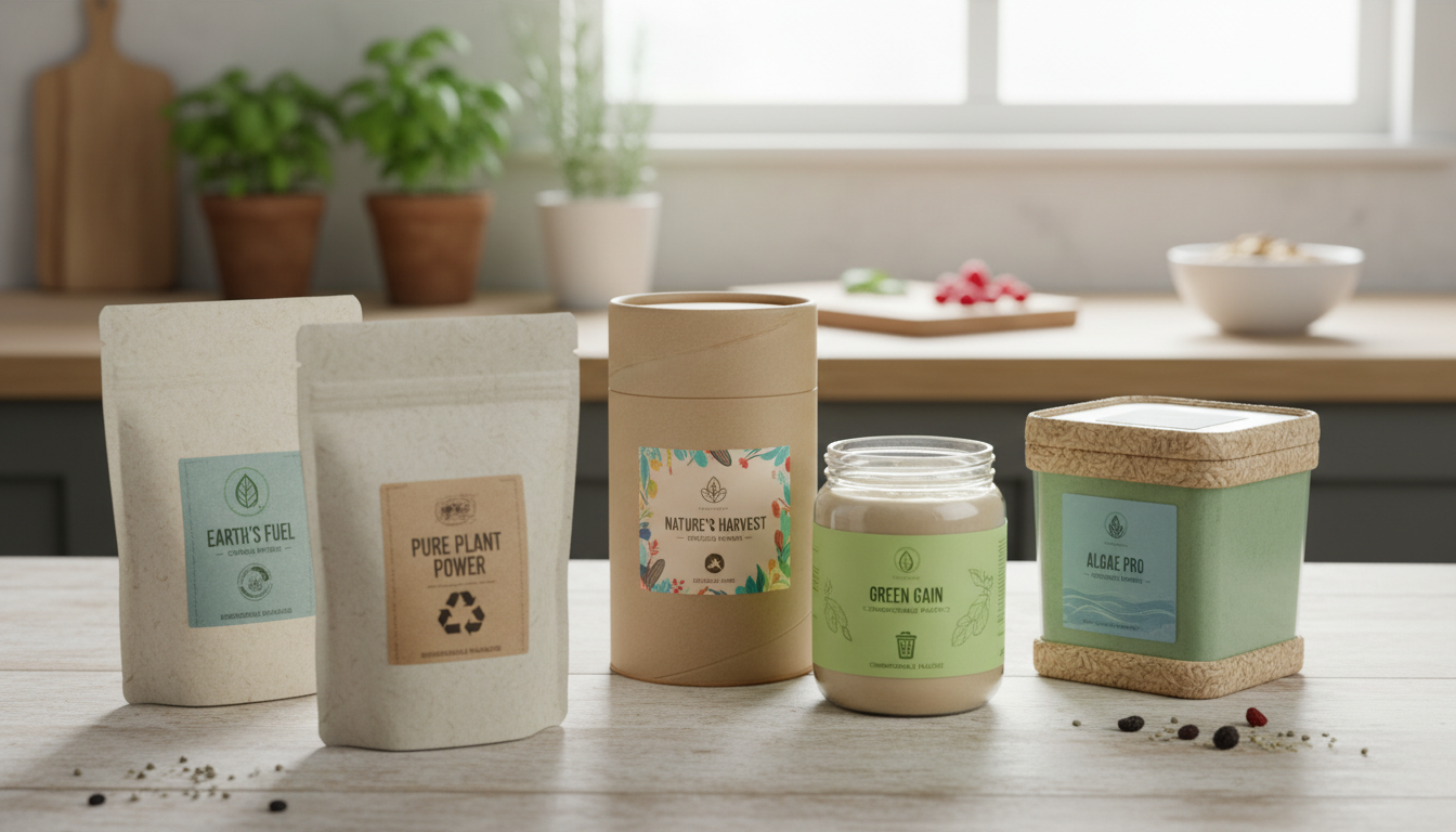 Sustainable Protein Powder Packaging Materials